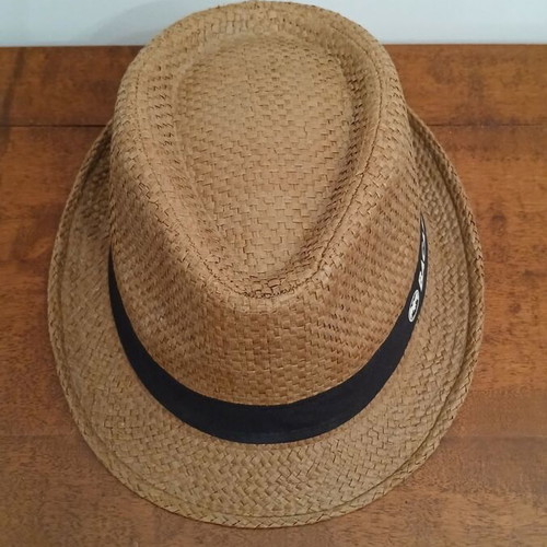 Bacardi straw hat, brown, size 58, unused