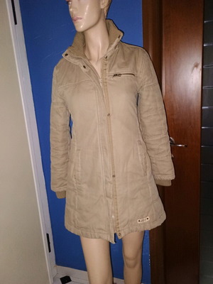 Vintage jacket used, size M, beige
