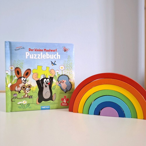 Der kleine Maulwurf Puzzlebuch children's book new, German