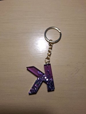 Karavan keychain new, purple