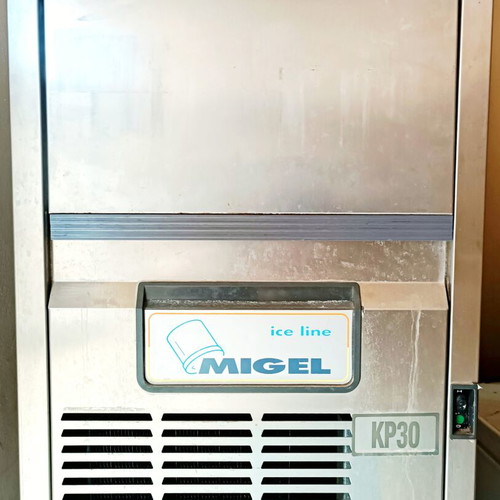 Migel KP30 professional ice machine, stainless steel