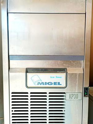 Migel KP30 professional ice machine, stainless steel