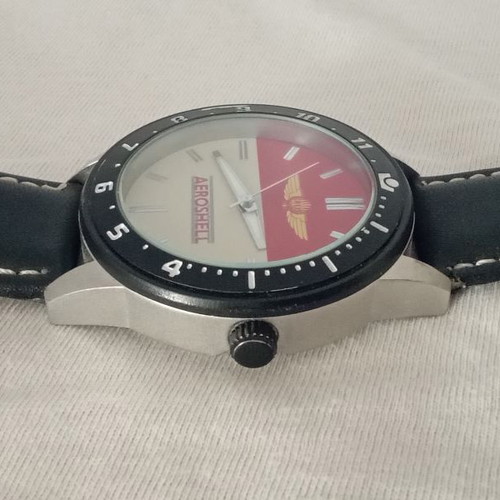 AeroShell Promotional Wristwatch used, analog Quartz
