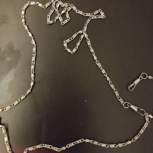 Bag chain silver color 115 cm new