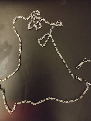 Bag chain silver color 115 cm new