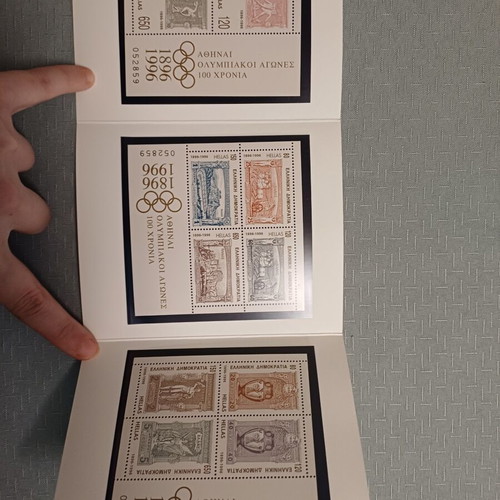 Collectible Feuilles Block 1996 for 100 Years of Modern Olympic Games new