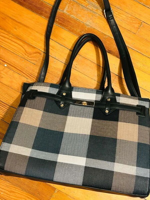 Scott shoulder bag like new, black and grey