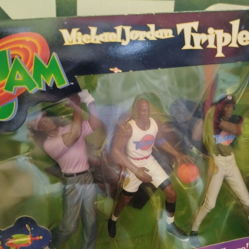 Michael Jordan 1996 Triple Play Space Jam action figure set