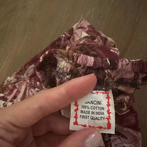 Children's Floral Salvari Pants like new, size 98 cm, purple