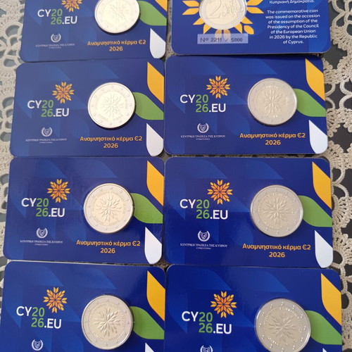 Cyprus 2026 Coin Card new commemorative euro