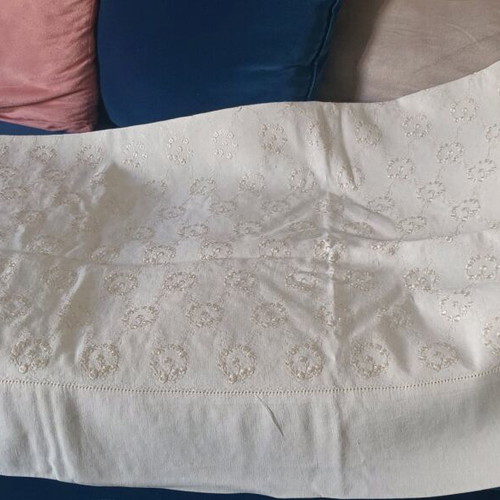 Lefkada Karsaniko handmade tablecloth 110x120 cm