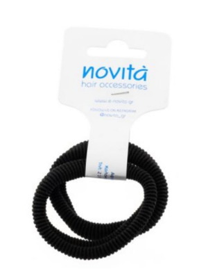 Small black hair elastics set of 2 new