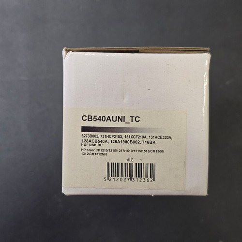 Compatible Toner HP CB540A CE320A CF210X Canon 716 Black new