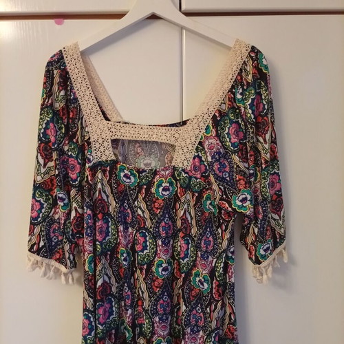 Fuego Plus Fuego Dress No 3 with Crochet Lace Like New