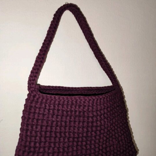Handmade crochet shoulder bag new