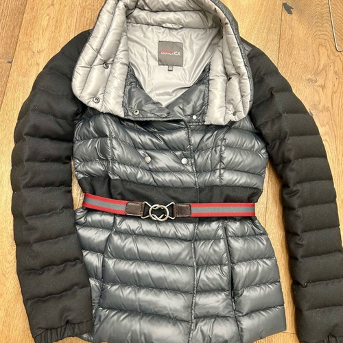 Duvetica jacket used with down, size 40, black and gray