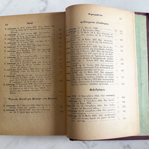 Book Greek Codes 1901 used, ecclesiastical law