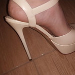 Πέδιλα Ioannis με πολύ ψηλό τακούνι μέγεθος 40 μεταχειρισμένα