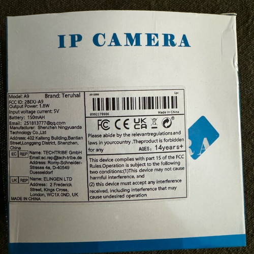 Small WiFi Camera new, indoor and outdoor use