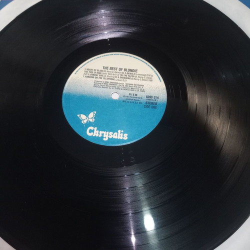 Blondie The Best Of vinyl record used, rock genre