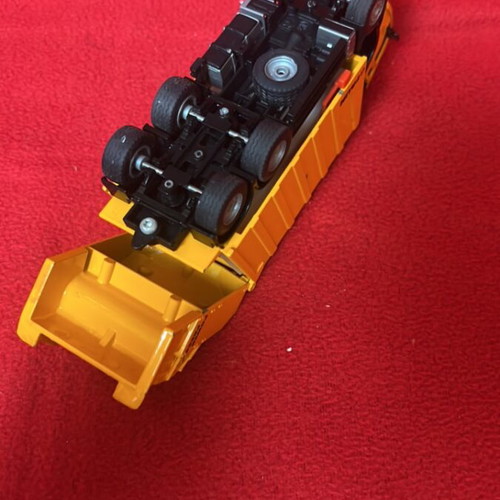 Toy garbage truck used, metal