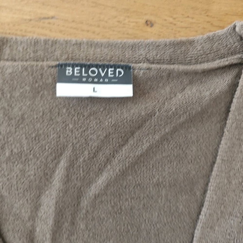 Pepco cardigan like new, brown, size L