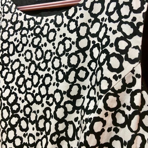 Zara Basic dress size L black and white, like new