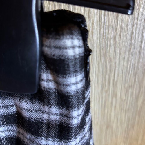Zara checked skirt like new, size M 38 10, black and white
