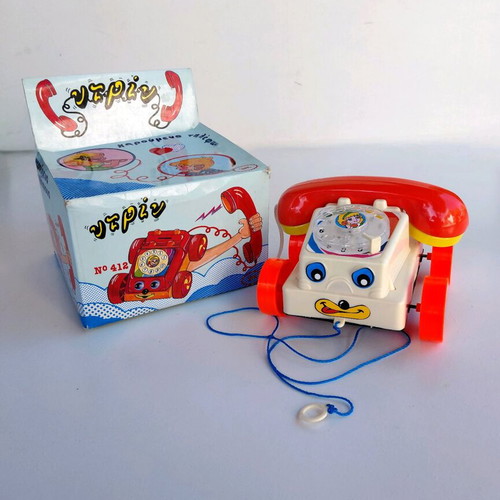 Happy Solpa Toy Phone from 1970s, new condition