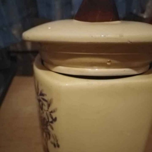 Vintage ceramic cookie jar
