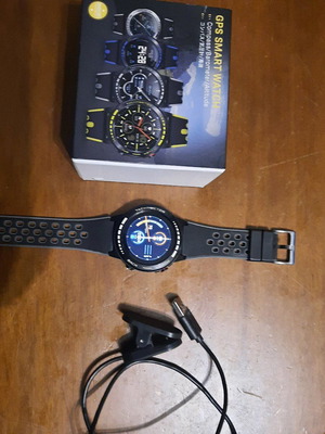Smart watch used with GPS, heart rate and sports features