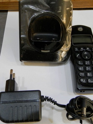 Thomson Telecom CE2182 DECT cordless phone used, black