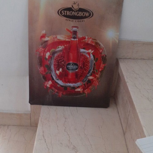 Strongbow Metal Advertising Sign new, size 39×30