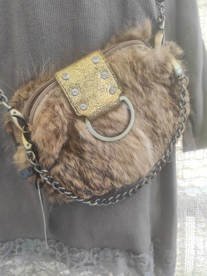 fur bag