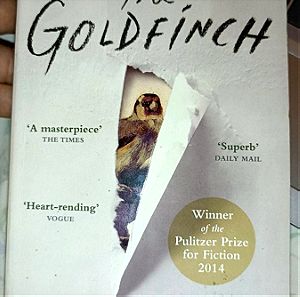 "The Goldfinch". Μυθιστόρημα της Donna Tartt στα αγγλικά.