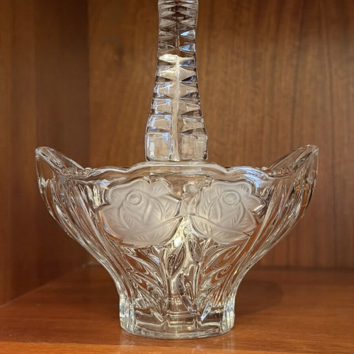 Crystal vase, vintage