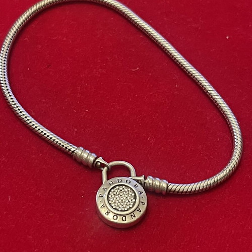 Pandora bracelet silver 925 used, 20 cm
