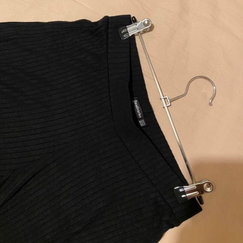 Stradivarius capri pants black medium like new