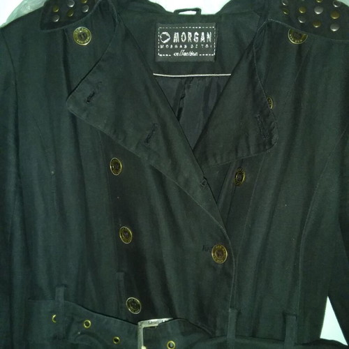 Morgan de toi jacket used, spring cotton with belt