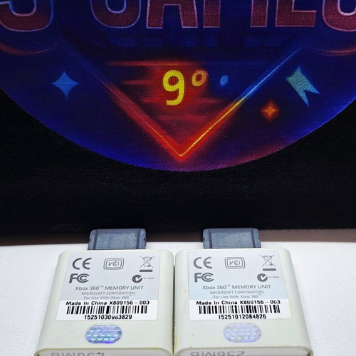 2 Xbox 360 memory cards 256MB each