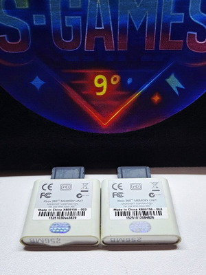 2 Xbox 360 memory cards 256MB each