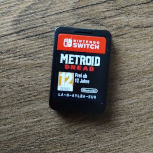 Nintendo Switch console v2 with Metroid Dread and accessories