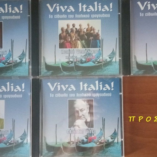 Viva Italia 10 CD used, idols of Italian song