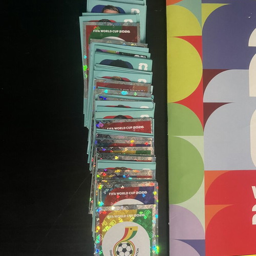 Panini World Cup 2026 sticker album 91% complete with extra stickers