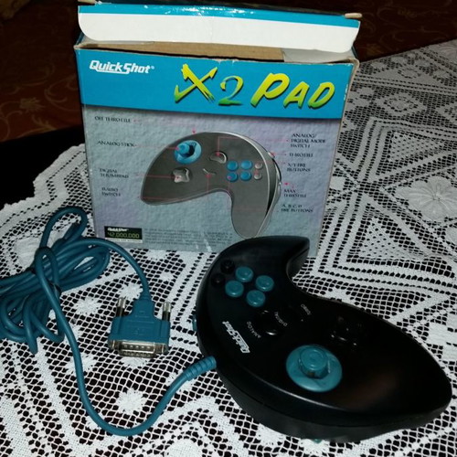 QuickShot X2 Pad controller lightly used with Gameport connection