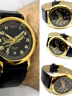 Ronato Quartz men's watch new, waterproof with sapphire crystal