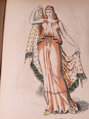 Historia Del Traje βιβλίο μεταχειρισμένο, ιστορία αρχαίων ενδυμασιών