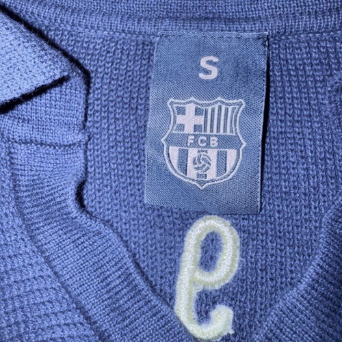FC Barcelona Cruyff men's knitted polo shirt size S used, original