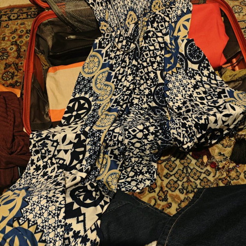 Clothing pack used with dresses, blouses, skirt, pants