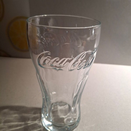 Ποτήρι Coca-Cola μεταχειρισμένο, διαφανές